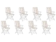 Sitzauflagen 8er Set MAUI PREMIUM Hellbeige_992670