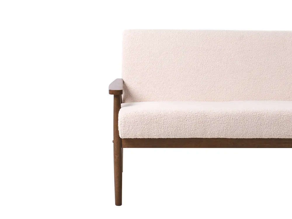 Sofa 3 Seater ESRUM Boucle Dark Brown/ Beige_1014680