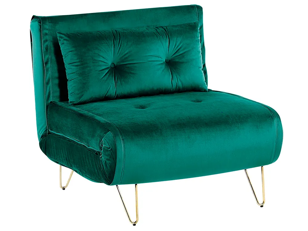 Sofa Set 3-Sitzer VESTFOLD Samtstoff Dunkelgrün_808894