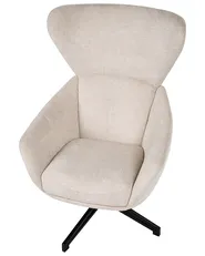 Drehsessel DALEN Stoff Hellbeige_1080687