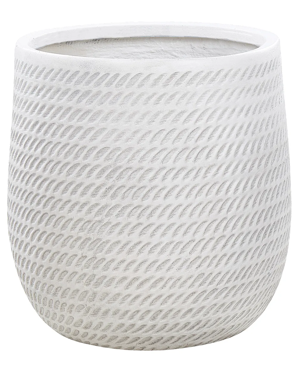 Blumenkübel LIVADIA 39 cm Cremeweiß