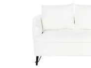 Sofa 2-Sitzer HOBRO Bouclé Weiß_943811