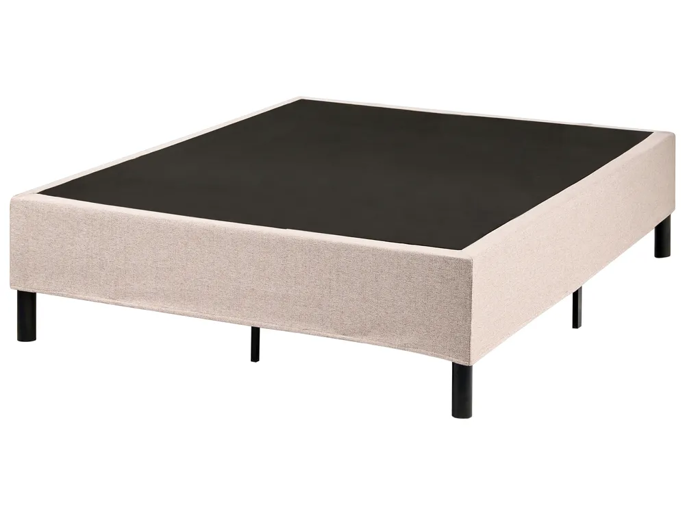 Boxspringbett Stoff COUNTESS 120 x 200 cm Beige_1054244