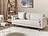 Sofa 3-Sitzer NURMO Stoff Hellbeige