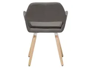 Esszimmerstuhl 2er Set CHICAGO Stoff Taupe_1078075