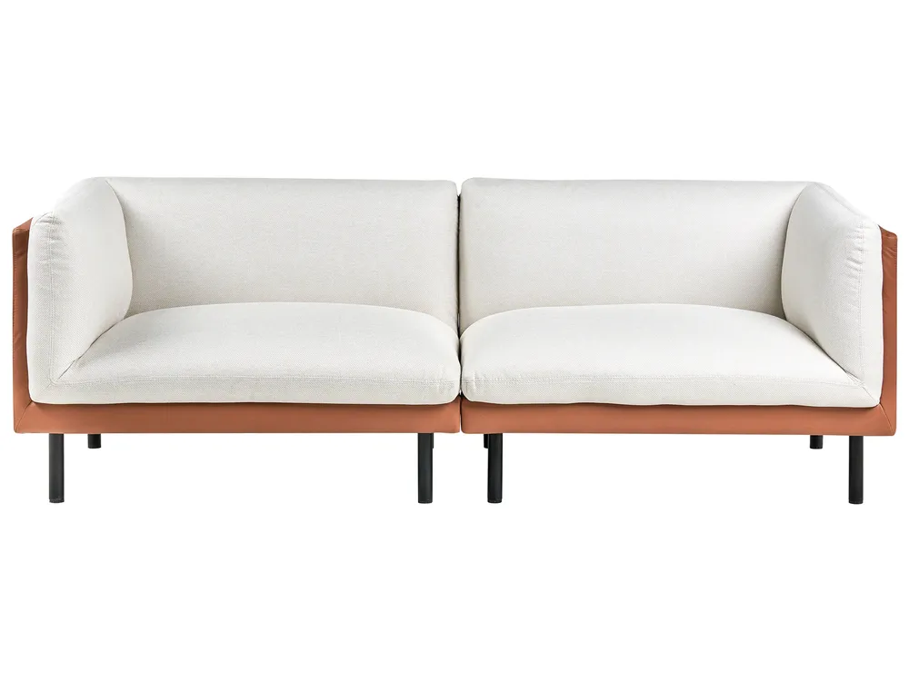 Sofa Set 5-Sitzer VORGOD Stoff Cremeweiß_996404