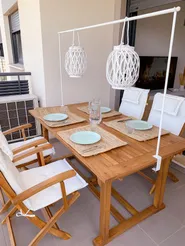 Lantern MAURITIUS 30 cm Willow Wood White_822746