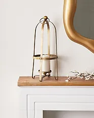 Kerzenständer MARAWI 48 cm Metall Gold_1187116
