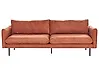 Sofa 3-Sitzer VINTERBRO Chenillegewebe Goldbraun