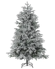 Artificial Snowy Christmas Tree BASSIE 210 cm White_783333