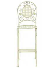 Garten-Barhocker 2er Set BIVIO klappbar Metall Hellgrün_966477