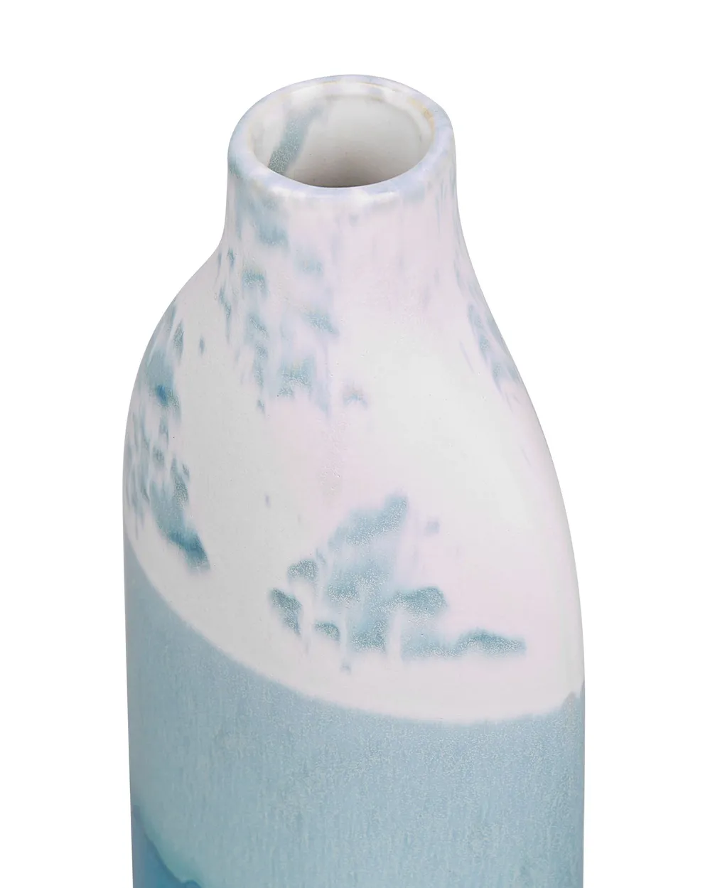 Flower Vase CALLIPOLIS 30 cm Stoneware Blue_810576