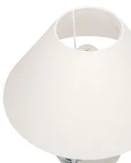 Tischlampe MAGROS Porzellan Weiß / Blau_882979