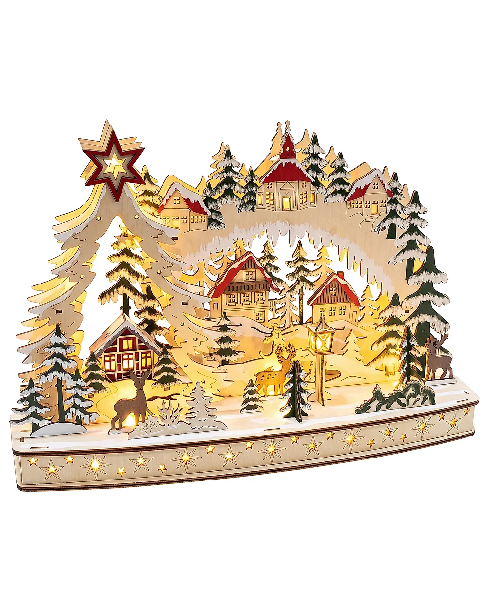 Weihnachtsdekoration LED KORIA 31 cm Hellbraun