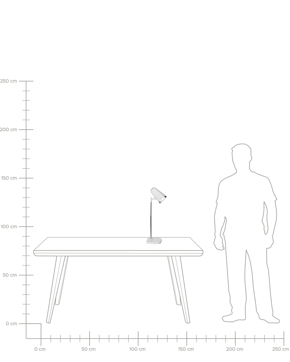 Wireless LED Table Lamp MUSCA with Dimmer White_1019148