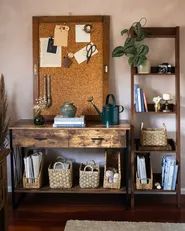 Console Table AYDEN Dark Brown_933541