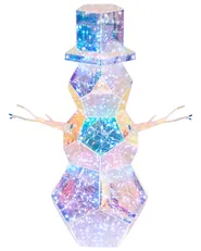 Weihnachtsdekoration LED ARCTICA 43 cm Schneemann Bunt_950253