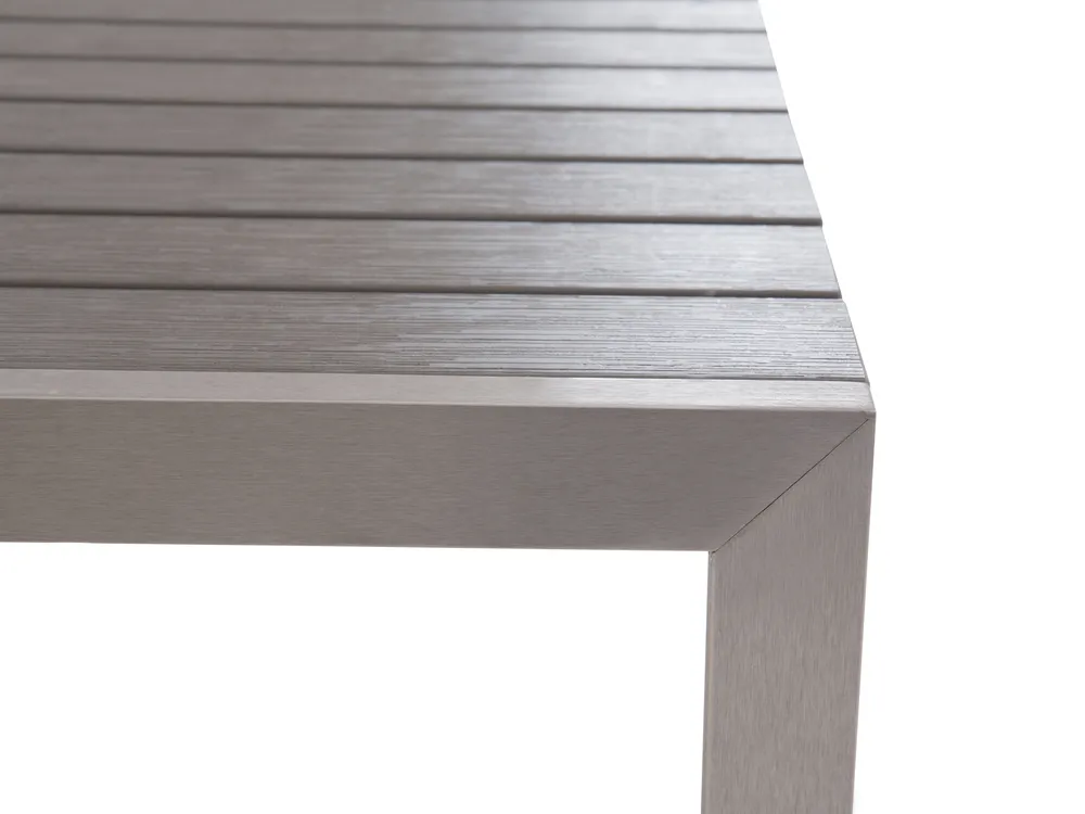 Gartenmöbel Set mit Bänken 6-Sitzer NARDO Grau_47363
