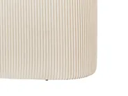 Pouf mit Stauraum RICHLAND Samtstoff Hellbeige_928630