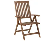 Gartenmöbel Set 6-Sitzer AMANTEA Akazienholz Dunkelbraun_871809