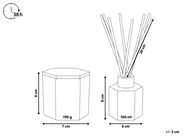 Scented Candle with Fragrance Reed Diffuser CLASSY TINT Soy Wax Fresh Notes_874936