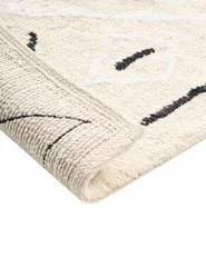 Badematte UNTLA Hellbeige 60 x 90 cm Baumwolle_1025897