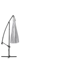 Ampelschirm 268 cm CALABRIA II Hellgrau_738514