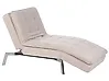 Chaise Longue LOIRET Velvet Beige