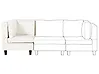 Corner Seat UNSTAD Fabric Off-White