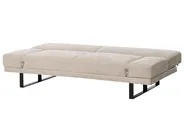 Sofa Bed 2 Seater YORK Chenille Light Beige_1009217