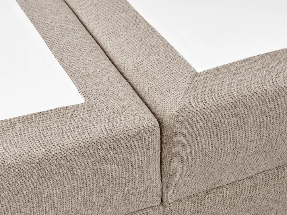 Boxspringbett mit Stauraum MAJOR Stoff Taupe 180 x 200 cm_1028192