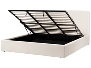 Ottoman Bed BRENON Boucle Off-White 180 x 200 cm (EU Super King)_1055952