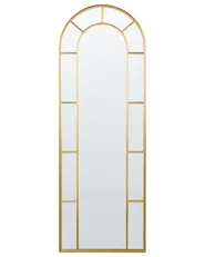 Wandspiegel CROSSES 60 cm 170 cm Metall Gold_900636