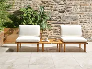 Outdoor Kissenbezug Set FRASCATI  Cremeweiß_993462