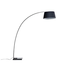 Floor Lamp BENUE Metal Black_876885