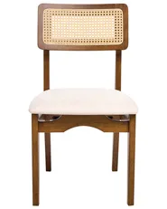 Set of 2 Dining Chairs RUBONIA Wood Dark Brown_1010595