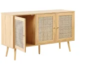 Cabinet PEROTE Rattan Light Brown_841288