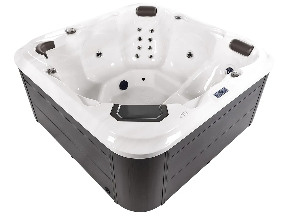 Outdoor Whirlwanne mit LED TULAROSA Weiß_898274