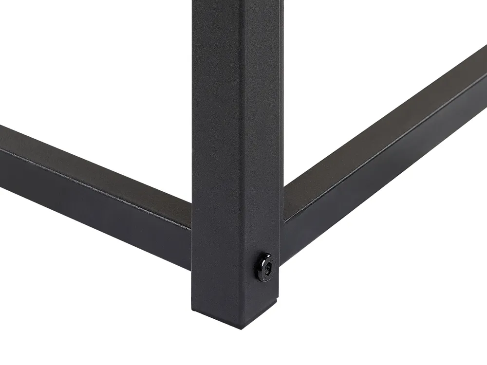 Bett mit Lattenrost Metall VIRY 140 x 200 cm Schwarz_894132