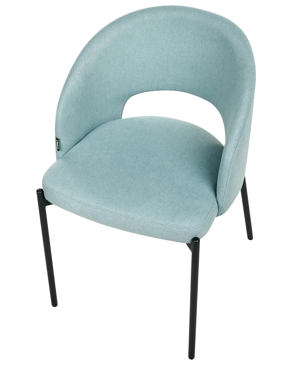 Set of 2 Dining Chairs PENNY Fabric Light Blue_1007347