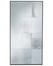 Wandspiegel CALMONT 60 cm 120 cm Glas Schwarz_1099961