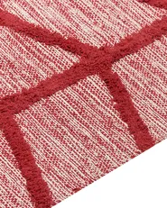 Teppich SIVAS Rot 80 x 150 cm Baumwolle_839709