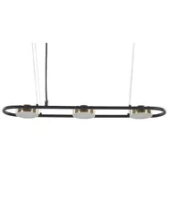 LED Hängeleuchte MALI Metall Schwarz_824697