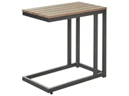Garten Ecksofa mit Tisch 5-Sitzer MESSINA Grau / Beige linksseitig_878309