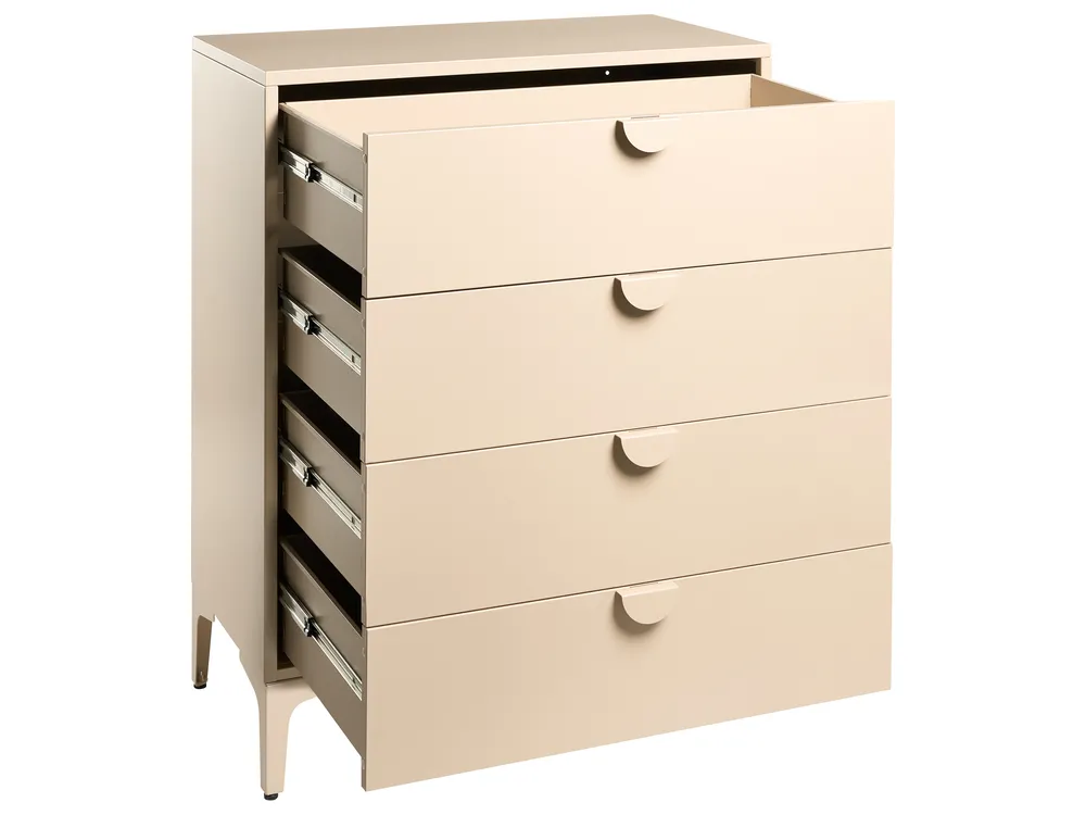 4 Drawer Chest ARDURA Metal Beige_1077687