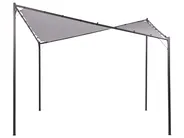 Pavillon AVENTINE 300 cm 300 cm Metall Grau_866398