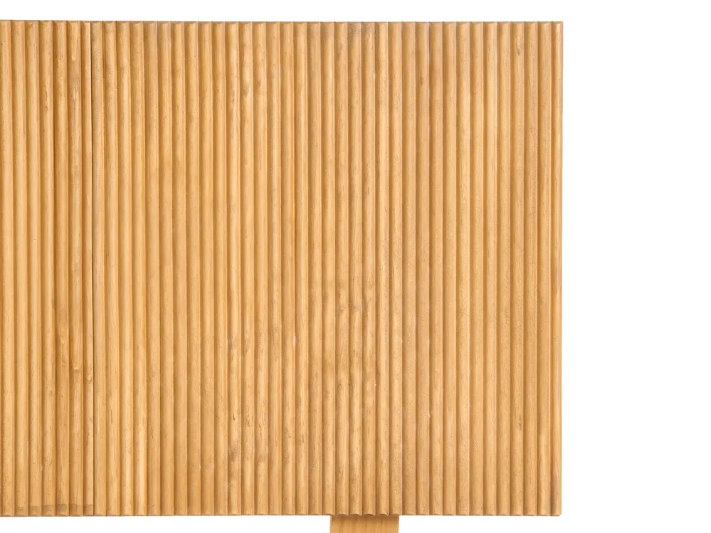 Schlafzimmer Set Kiefernholz AMBAZAC 160 x 200 cm Hellbraun_1119005
