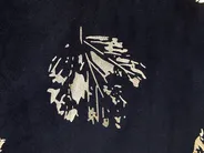 Dekokissen 2er Set GOLDENROD 45 x 45 cm Samtstoff Schwarz Pflanzenmuster_854550