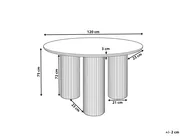 Esstisch TULEMALU Weiß 120 cm 120 cm_1085843
