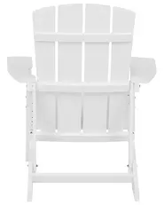 Gartenstuhl ADIRONDACK mit Fußstütze Weiß_809493